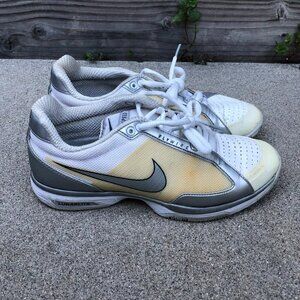 VTG 2009 NIKE LunarLite Speed Tennis Shoes Women's 8.5 White Grey 344543-101​​